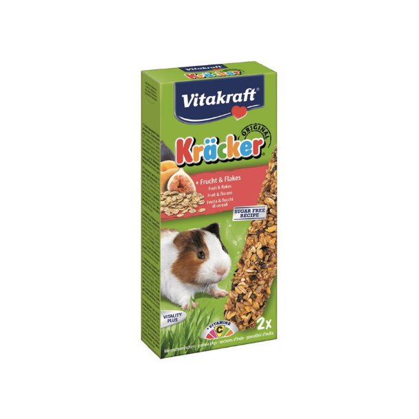 Vitakraft Krcker 2-pak frstang m. frugt/korn  - Marsvin